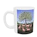Pigs Learning about Newton, 1986 by Liz Wright - Mug - Standard Size