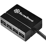 SilverStone PWM Fan Hub System Cables, Black (CPF04)