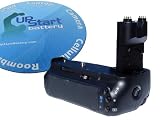 UpStart BG-E7 Battery Grip / Vertical Shutter Release for Canon EOS 7D Mark II. Includes UpStart Battery Mouse Pad.