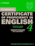 Cambridge Certificate of Proficiency in English 4 Students Book with Answers (CPE Practice Tests)