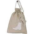 Applique linen shoe bag with lavender sachet