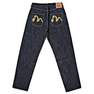 Evisu embroidered logo denim jeans EVIS1681