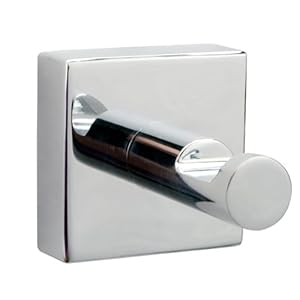 nie wieder bohren HU400 Hukk Handtuchhaken, Messing verchromt ... nie wieder bohren HU400 Hukk Handtuchhaken, Messing verchromt ...