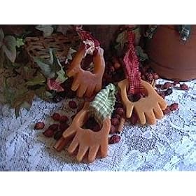 Heart n Hand Wax Ornament