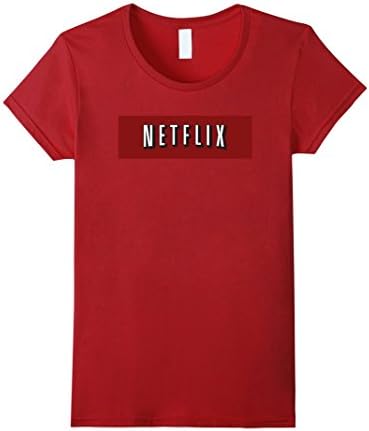 Netflix Box T-Shirt - Female Small - Cranberry