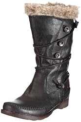 Bunker Boot ALASKA-LA-1, Damen Stiefel, Schwarz (Black), EU 36