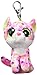 TY Carletto 36634 Sophie Cat Clip with Glitter Eyes, Glubschi's Beanie