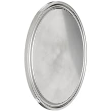 Dixon 16AMP-G250 Stainless Steel 304 Sanitary Fitting, Clamp End Cap, 2-1/2" Tube OD Range