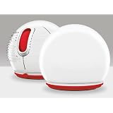 Jelfin Standard USB Mouse - Red Accent, White Skin, Can Packaging