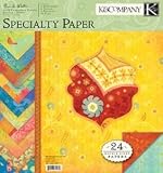 Brenda Walton Specialty Paper Pad - Orange/ Blues (12x12