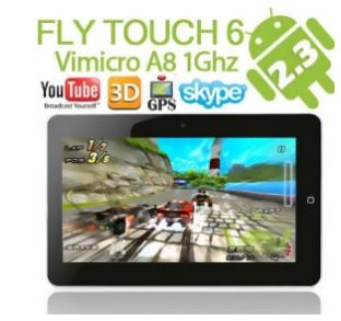 Flytouch(TM) 10.1 VC882 Android 2.3 Superpad VI 16GB Capacity, Cortex A8,WIFI, HDMI, Skype Video Calling and Netflix Movies