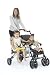 Buggypod 841005 - Beiwagen f&uuml;r normale Buggy, Sport und Kinderwagen, verstellbare R&uuml;ckenlehne, variabele Einstellungen steingrau