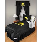 Iowa Hawkeyes NCAA "Locker Room Collection" Queen Bed Complete Set