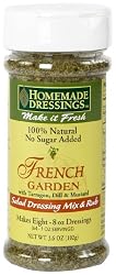 Homemade Dressings French Garden Salad Dressing Mix & Rub, 3.6-Ounce Containers (Pack of 3)