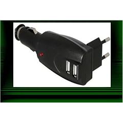 KOMBI USB Power Strom Netz Adapter Combi Netzadapter 12V bis 24 Volt DC + 230V auf 5V DC aus Zigarettenanz�nder PKW LKW Wohnmobil Auto Mac MP3 ipod Player
