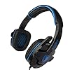 Sades 3.5mm Stereo Gaming Headset for PC Laptop (Blue)