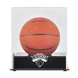 New York Knicks Black Base Mini Basketball Display Case