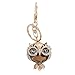LABANCA Lovely Owl Key Ring Chain Sparkling Rhinestone Pendant Keychain Handbag Charms Accessories Purse Bags Decoration