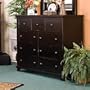 Kush Furniture Plantation 9 Drawer Mule Chest in Ebony Black Finish