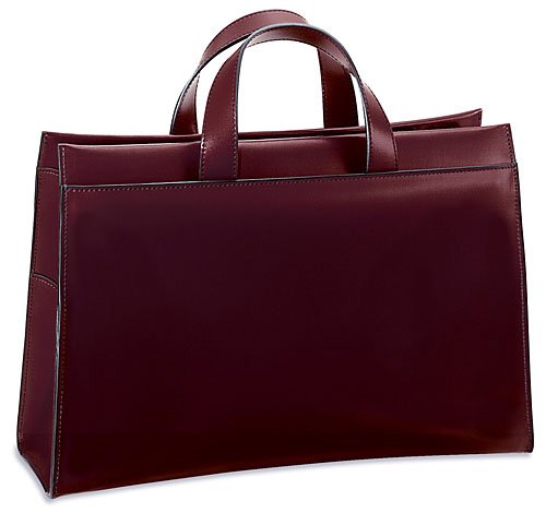 Jack Georges Milano Cherry Wide gusset top zip Handbag - JG-CR3204