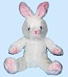 15" White Bunny Make Your Own *NO SEW* Stuffed Animal Kit
