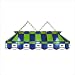 Imperial Seattle Seahawks Licensed 40-Inch Rectangular Stained Glass Billiard Table Light