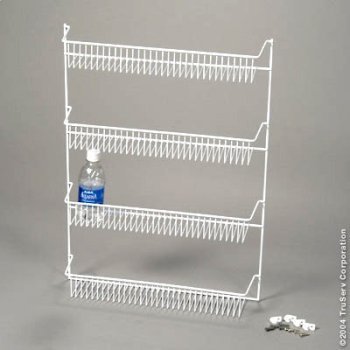 Closetmaid #8033 4Shelf 18 WHT Wall Rack