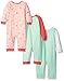 Disney Baby 3 Pack Coveralls of Ariel The Little Mermaid, Green, 18Months