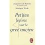 Petites le�ons sur le grec ancien