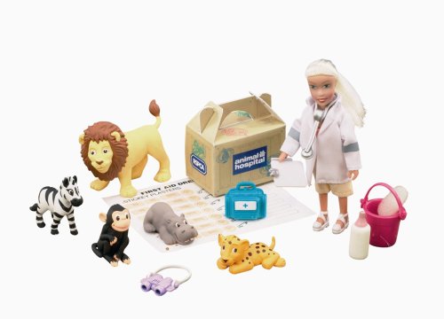 Childrens Toyshop  Toys : Animal Hospital (on location) Safari Vet Playset