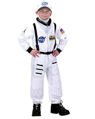 White Jr. Astronaut Costume SM 4-6 (32-50 lbs.) 