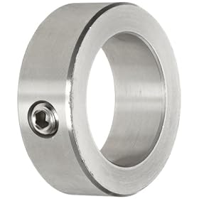 Shaft Collar Set Screw Type Stainless Steel Type 316 3/8 ID x 3/4 OD