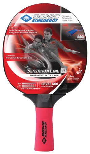 Imagen 3 de Donic Schildkröt Powergrip 600 - Raqueta de tenis de mesa, nivel 600, multicolor