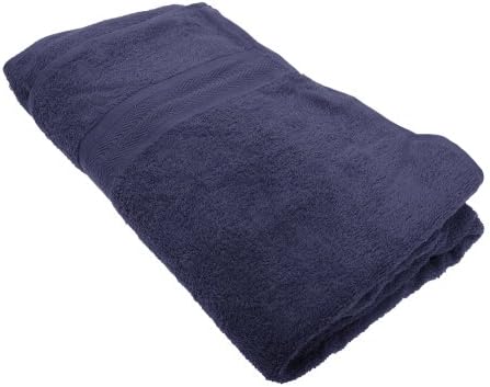 Jassz Beach/Bath Plain Sheet Towel (One Size) (Navy Blue)