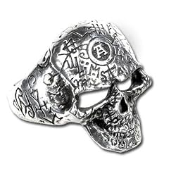 Omega Skull - Alchemy Gothic Pewter Ring