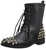 Chooka Women's Studded Stomper Boot,Black,8 M US