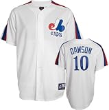 Andre Dawson Montreal Expos White Majestic Cooperstown Replica Jersey - L