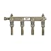 Trico 35594 Brass Manifold with Heavy Wall Acrylic Plastic Oil Sight, 4 Outlet, 1/4"-20 Mounting Stud, 6" Length