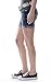 WallFlower Juniors Luscious Curvy Belted Mid Thigh Denim Shorts