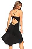 UjENA Black Bustled Beauty Dress