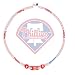 Sporting Goods : Phiten Philadelphia Phillies MLB Titanium X30 22" Necklace