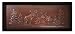 Extra Weave Usa 34 by 14-Inch Antique Bronze Finished Moose Metal Boot Tray