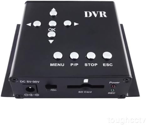 1Ch D1 Realtime Mini SD Card Mobile DVR Car Security DVR w/ Audio & Anti Vibration