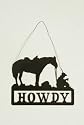 HORSE western Howdy WELCOME SIGN home decor