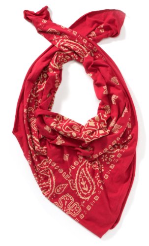 Hilfiger Denim Damen Schals & T&uuml;cher  1657602352 / Gypsy scarf, Gr. one size, Rot (RED BUD Preisvergleich