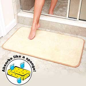 MICROFIBER ABSORBING BATHMAT