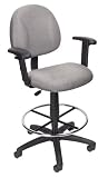 B315-GY TASK CHAIR W/B909JARM AND FOOTRING