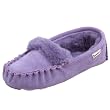 Bearpaw Women's Suede / Sheepskin Scuff Slipper