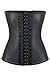 Pink Queen® Womens Plus Size Workout Latex Waist Training Corsets Cincher Shaper
