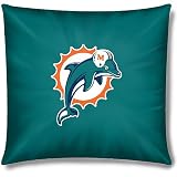 Northwest Miami Dolphins 18 Inch Throw Pillow